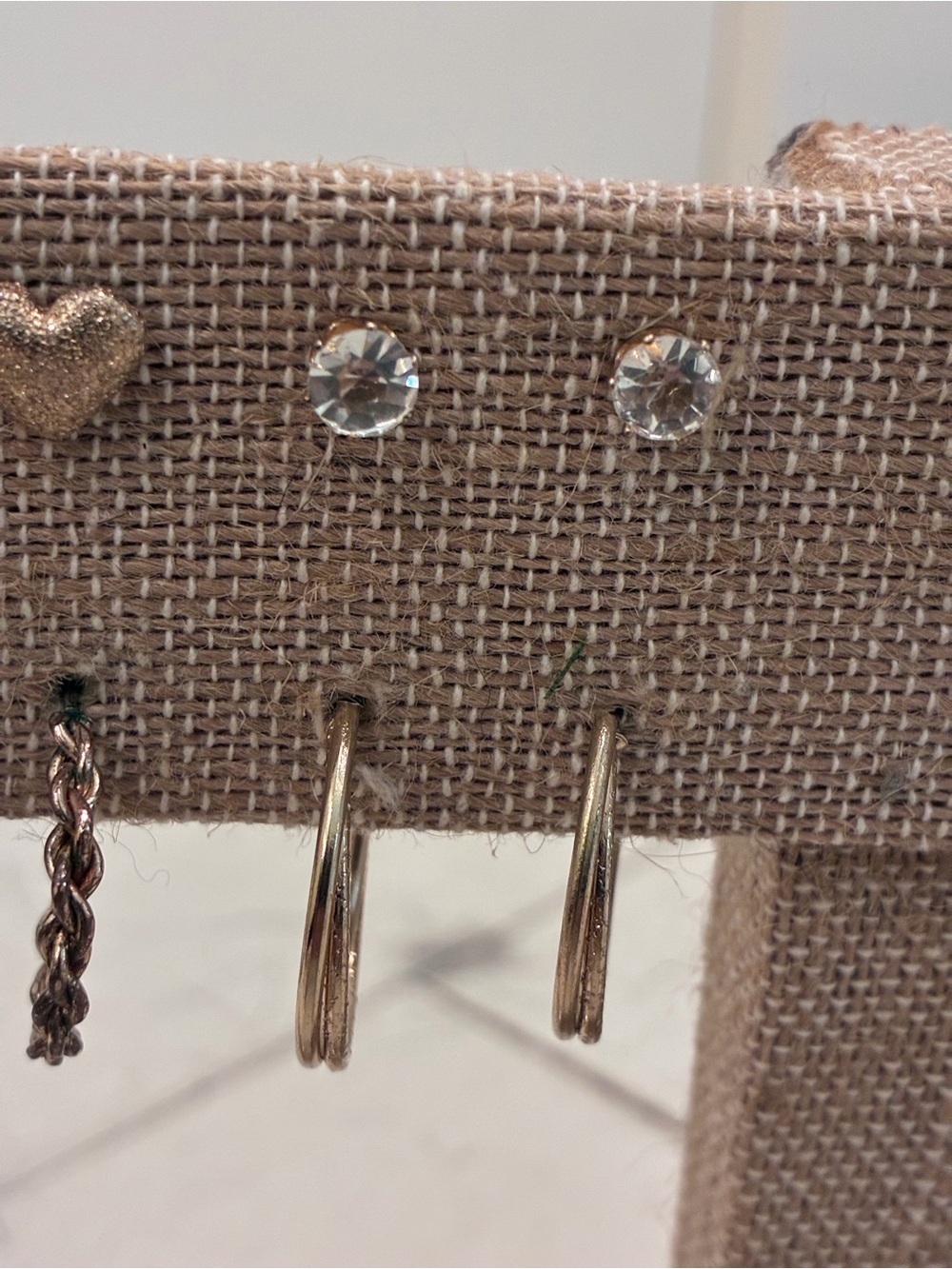 Brilliance Fine Jewelry Gold Stud Earrings - Picture 2 of 4